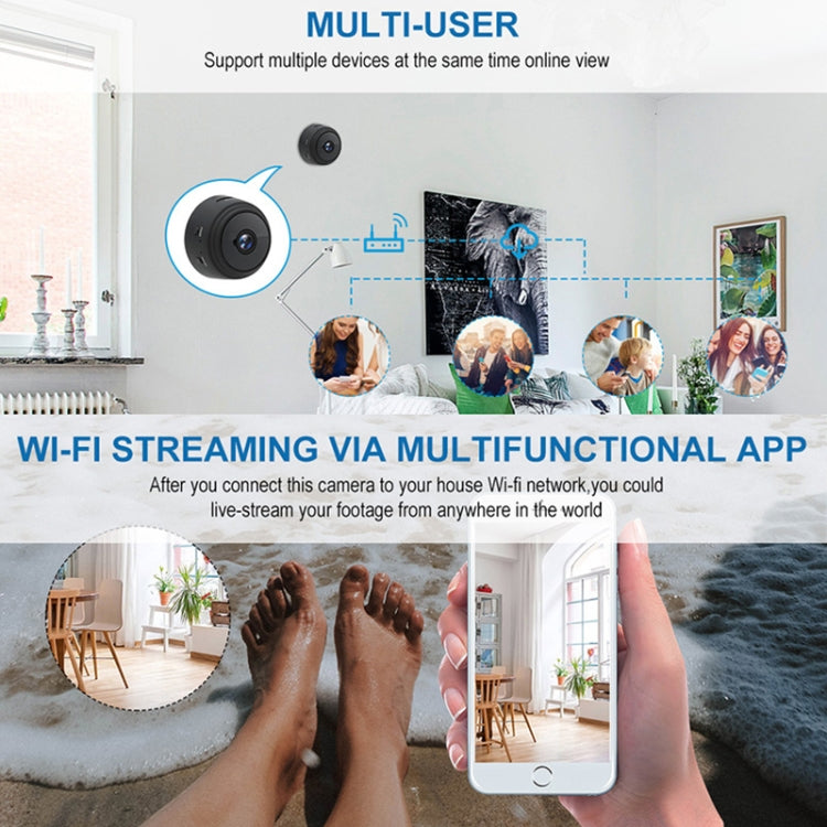 A9+ 1080P WiFi Remote Wireless Camera, Support Night Vision & Motion Detection & TF Card, Broadcom Bluetooth Solution, A9+ A9+ 1080P WiFi Remote Wireless Camera, Support Night Vision & Motion Detection & TF Card, Broadcom Bluetooth Solution, A9+